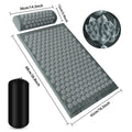 Acupressure Mat and Pillow Set – Pressure Point Relaxation Mat for Home Use