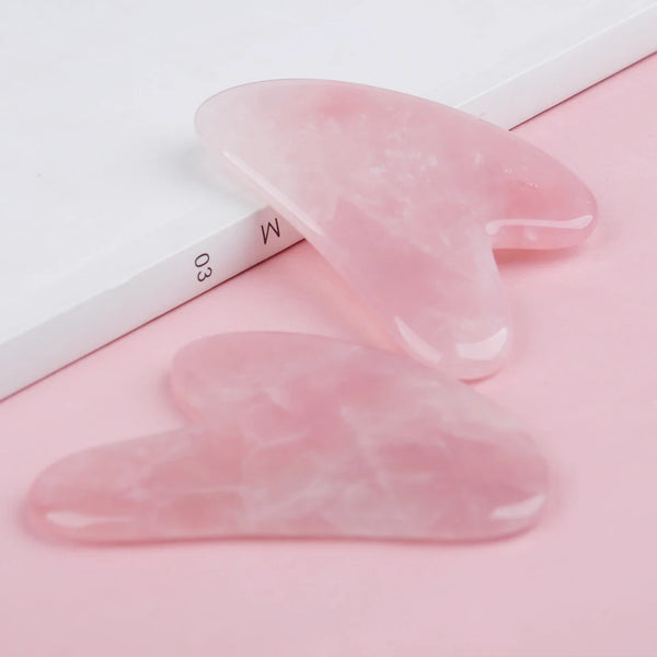Gua Sha Facial Tool – Natural Stone Face Massager for Skincare Routine