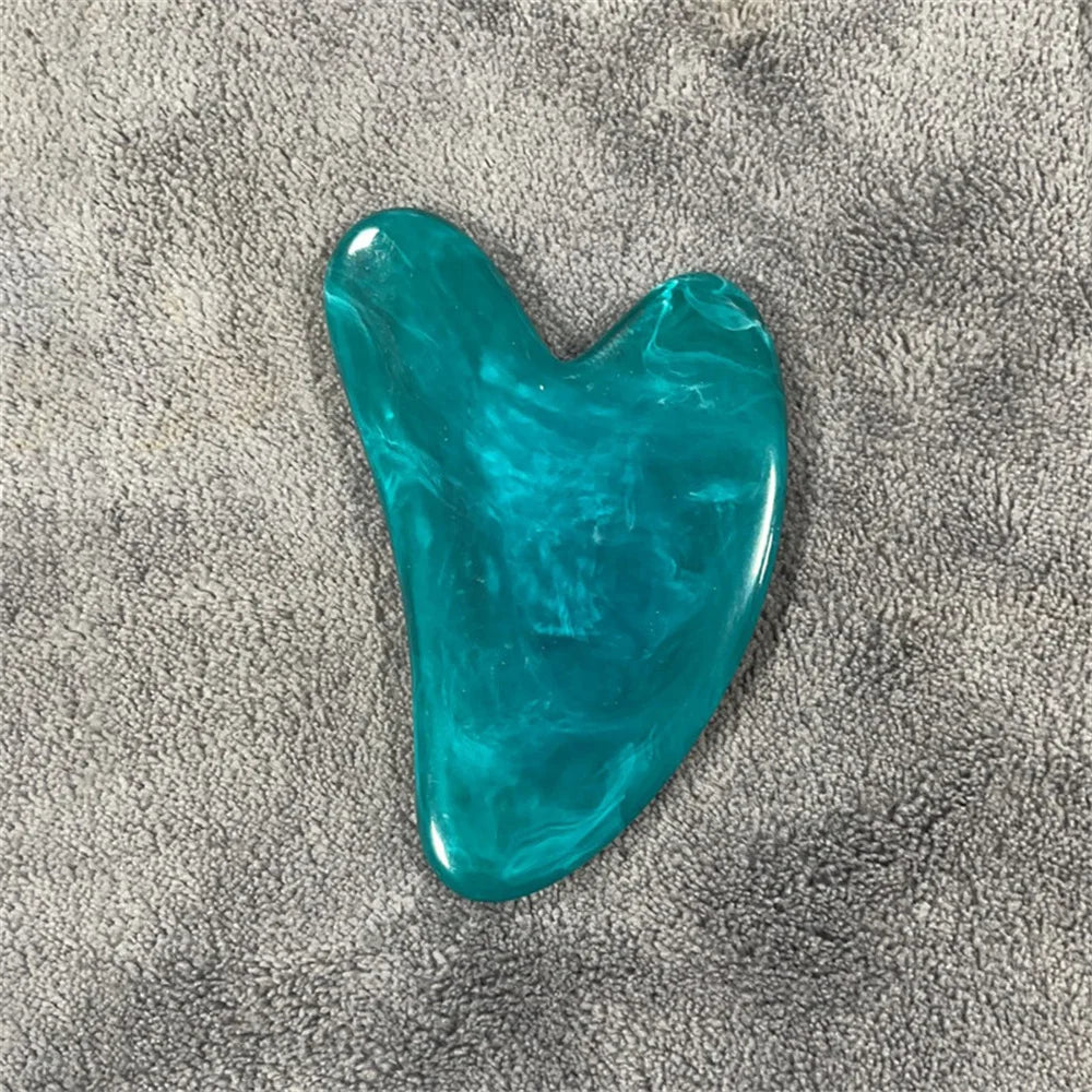 Gua Sha Facial Tool – Natural Stone Face Massager for Skincare Routine