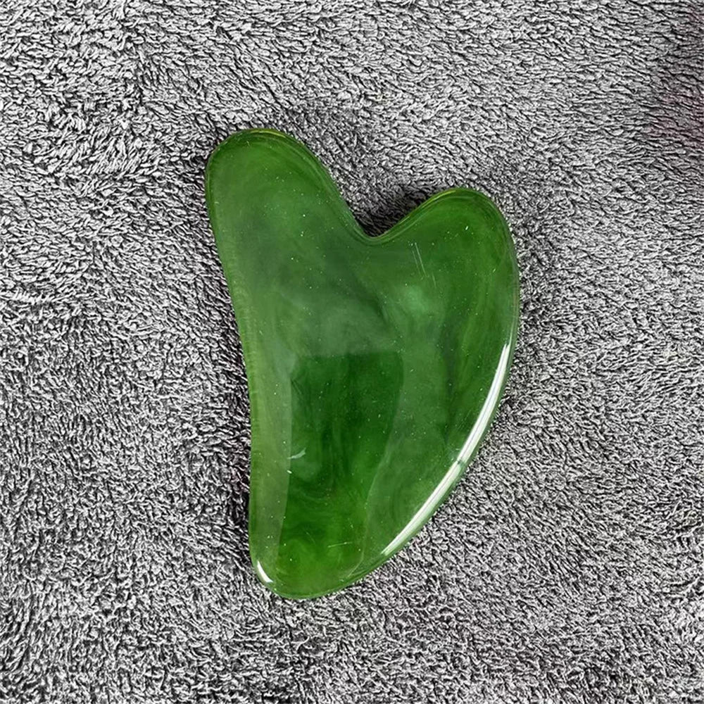 Gua Sha Facial Tool – Natural Stone Face Massager for Skincare Routine