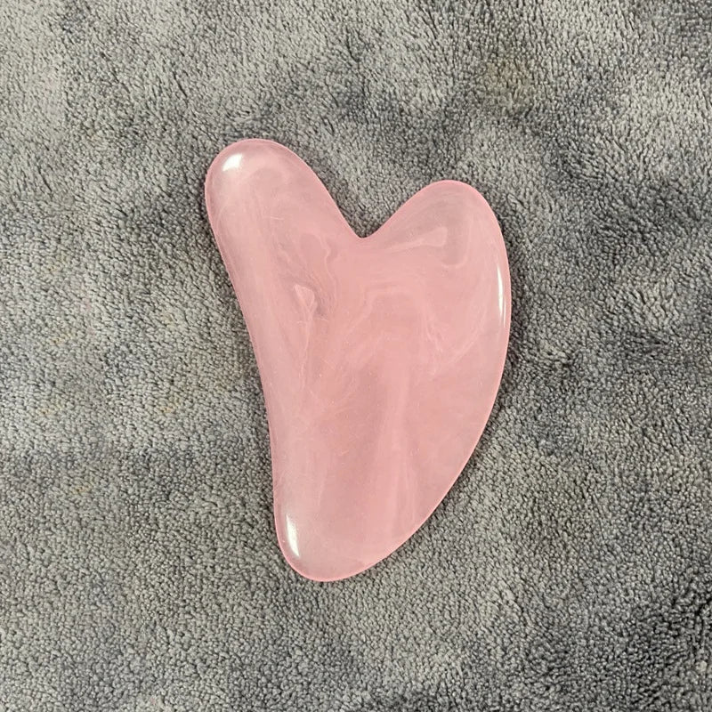 Gua Sha Facial Tool – Natural Stone Face Massager for Skincare Routine