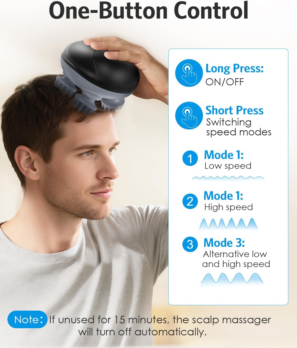 how does a vibrating ring works 7 Color Electric Scalp Massager Brush Hair Oil Applicator Head Massager  Comb for Scalp Growth Product Scalp Massage Devices